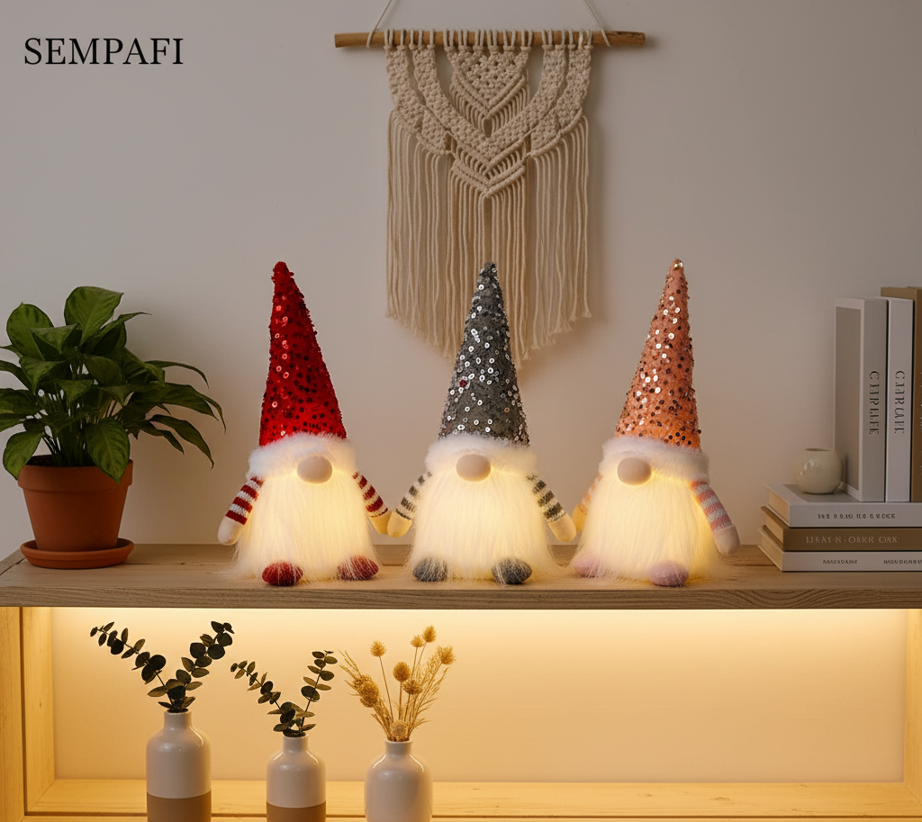 TwinkleGnomes - Skandinavischer Zauber, der dein Zuhause erhellt